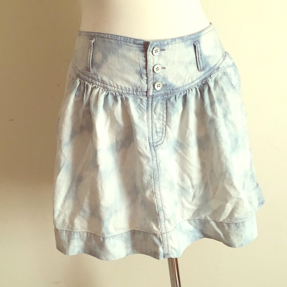 Retro American Eagle Outfitters Chambray Skirt 80s